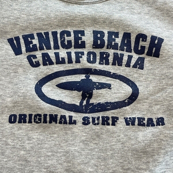 Vintage 90s Venice Beach California Original Surf Wear Crewneck Sweatshirt Small - Picture 3 of 3